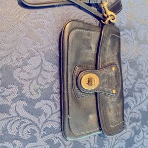 Large Coach wristlet